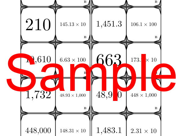 Domino | Multiplication by 10, 100, and 1000 | Math Activity