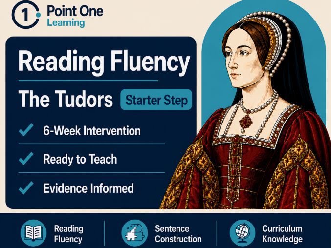 KS2 Reading Fluency Intervention | Tudors| Starter Step