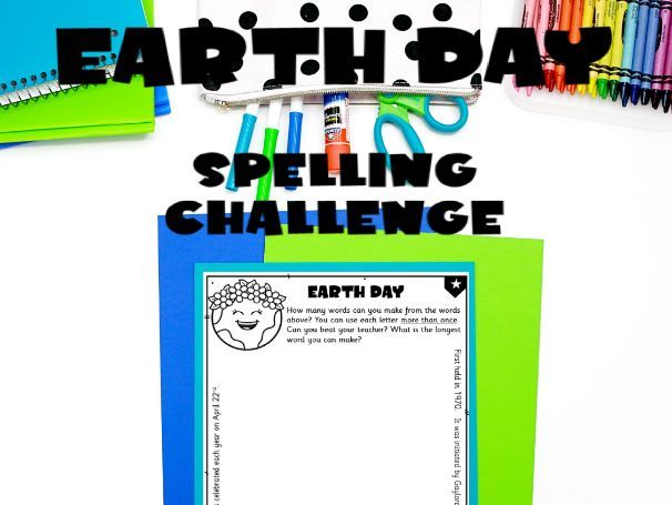 Earth Day Spelling Challenge