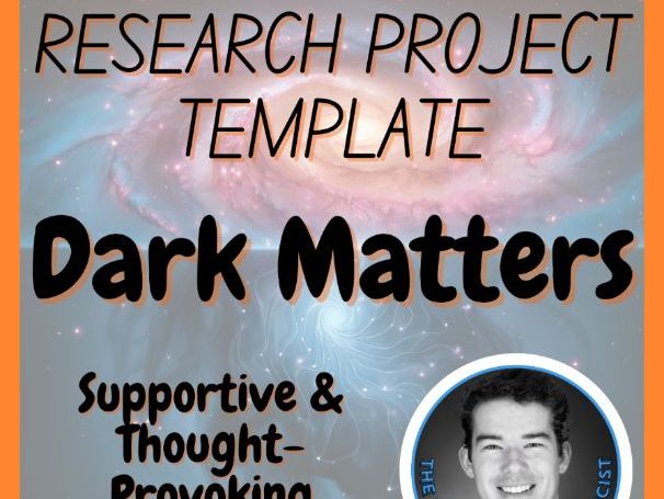 Dark Matters | Space Science Research Project Template | Digital + Print