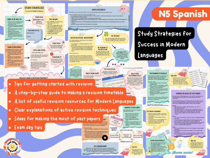 N5 Spanish: Study Strategies for Success in Modern Languages