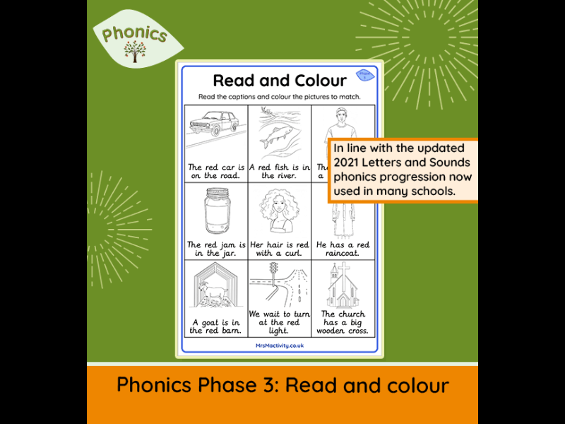 Phase 3 Read and Colour