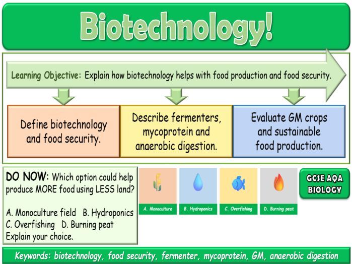 Biotechnology AQA GCSE (9-1) Biology