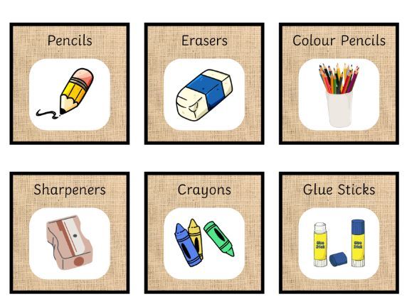 Editable EYFS Classroom Labels