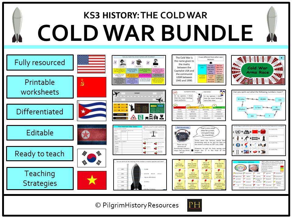 KS3 Cold War Complete History Bundle