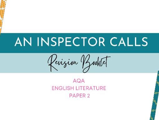 AQA An Inspector Calls Exam Revision Booklet