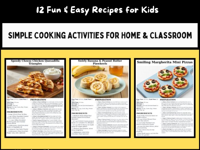 Fun & Easy Recipes for Kids