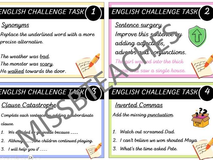 Y5 Brain Booster Cards