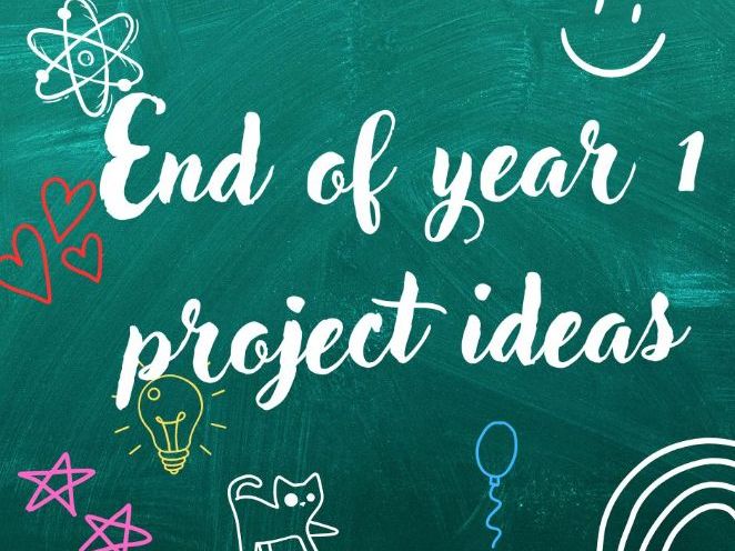 End of Year 1 Project Ideas