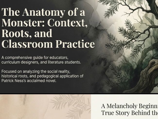 A Monster Calls Novel Social Historical Context Activities English Year 7 8