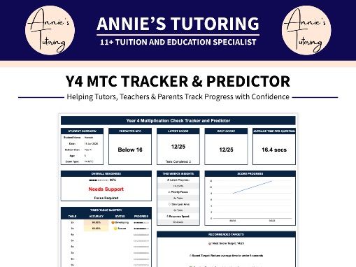 UPDATED Year 4 MTC Progress Tracker & Predictor