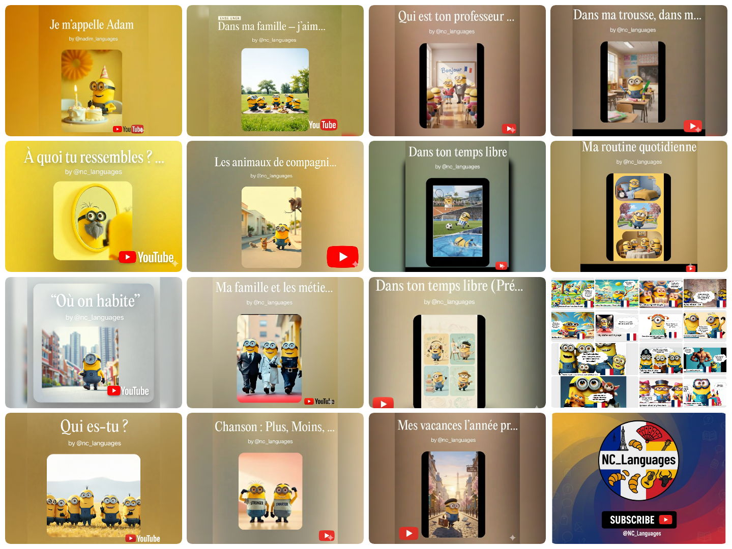 FRENCH Songs Bundle: Year 7 (UK KS3) / Grade 6 (US & MYP)