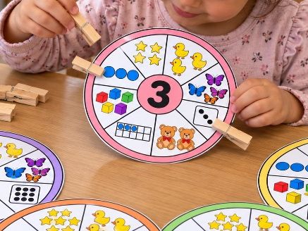 Number Peg Wheels 1-10