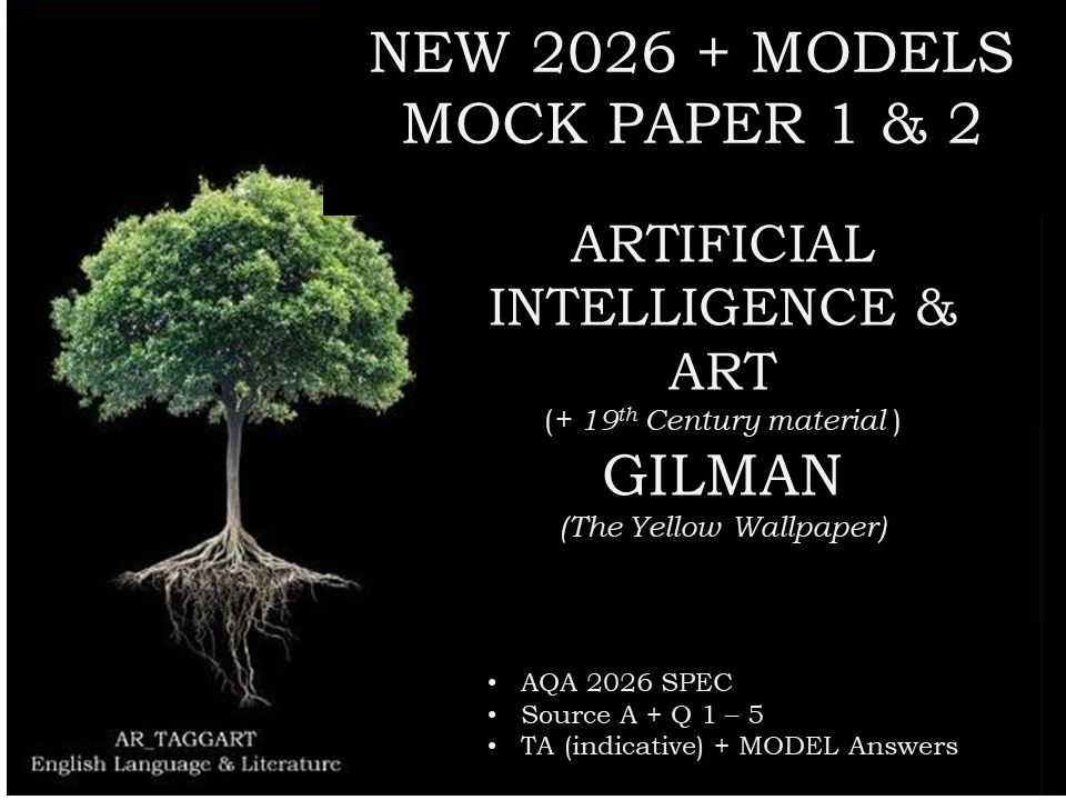 AI & ART PAPER 2 & GILMAN PAPER 1  |   2026 FULL MOCKS   |   MODELS