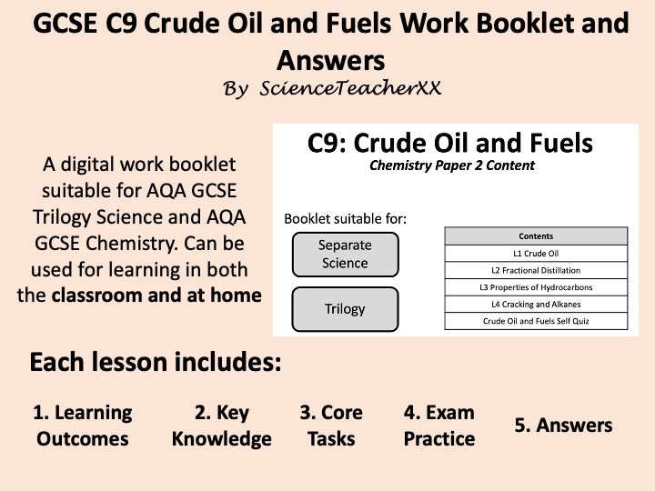 C9 Crude Oil Work Booklet and Answers