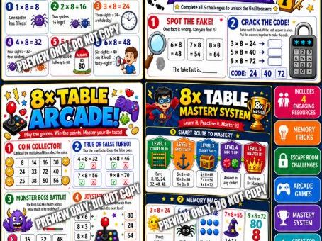 Mastering 8 times table