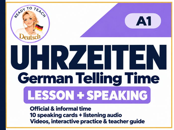German Telling Time | Speaking & Listening A1