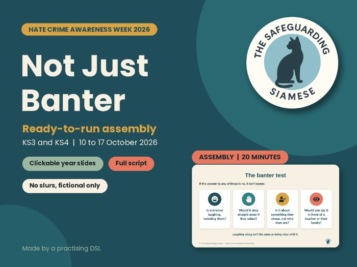 Hate Crime Awareness Week 2026 Assembly | Not Just Banter | 20 Minutes | KS3 and KS4