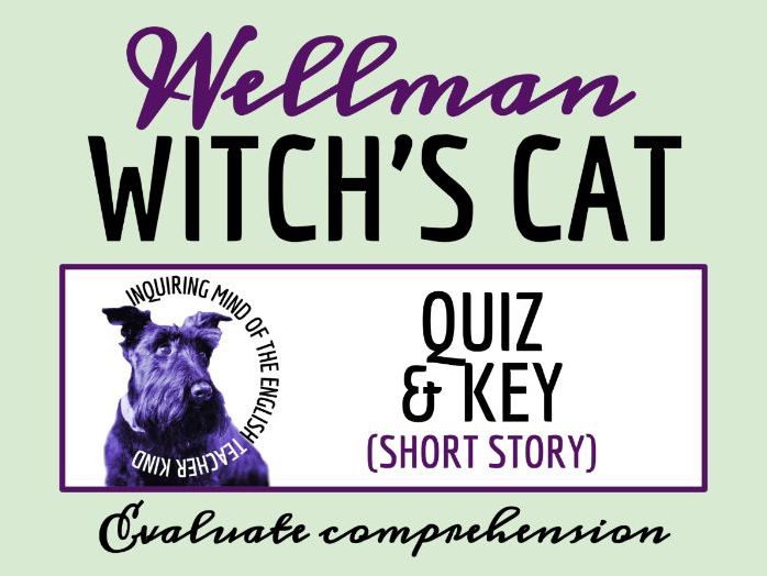 "The Witch's Cat" Quiz and Answer Key (Halloween Story with Comprehension Questions)