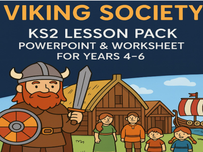 Life in Viking Society KS2 Lesson Pack | PowerPoint & Worksheet for Years 4–6
