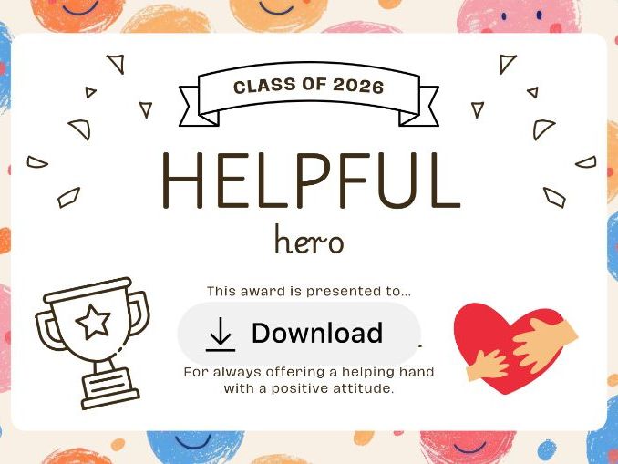 31 Printable End of Year Reward Certificates - Celebrate every child’s unique spar