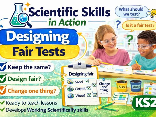 Scientific Skills in Action: Designing Fair Tests (KS2 Science Skills)