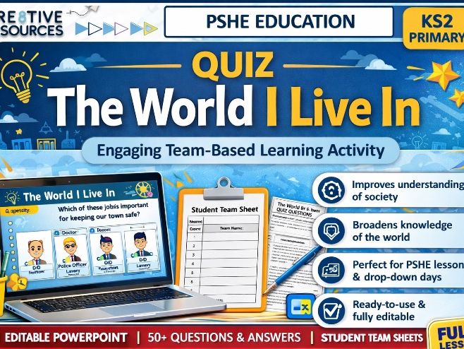 The World I Live In End of Term KS2 Quiz