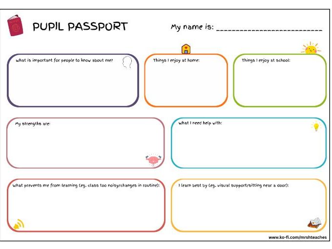 Pupil Passport