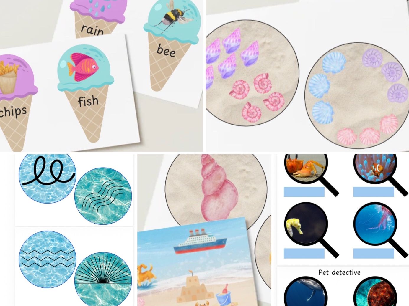 Summer beach themed activities