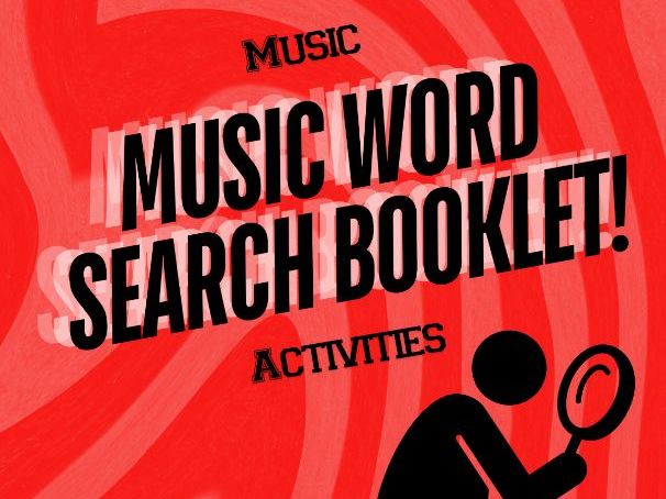 Music Word Search Booklet!