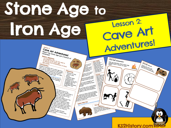 Stone Age Cave Art Lesson Plan by KS2History Teaching Resources Tes