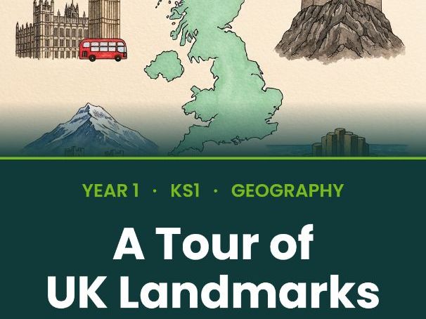 UK Landmarks Tour | Year 1 Geography | Big Ben Edinburgh Castle Snowdon Giants