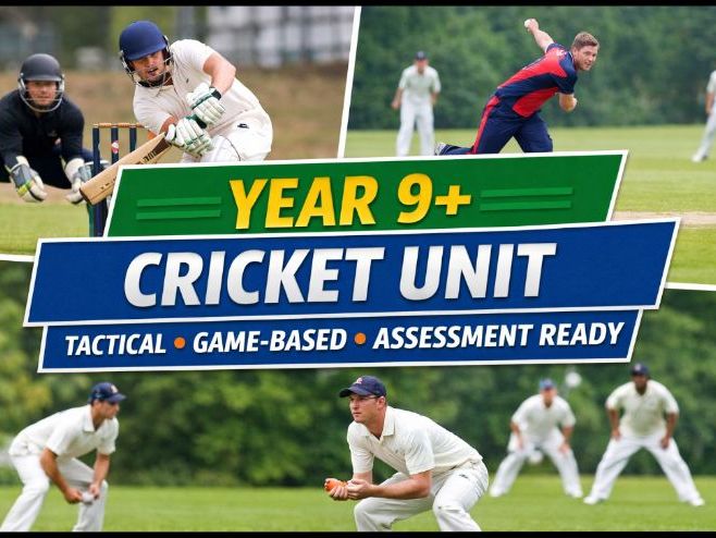 Year 9+ Cricket Unit – 6 Fully Planned Lessons