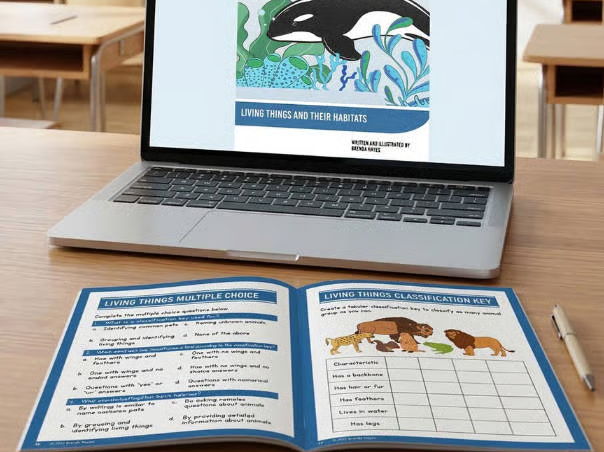 Living Things and Their Habitats Year 4 — Booklet & Workbook Bundle