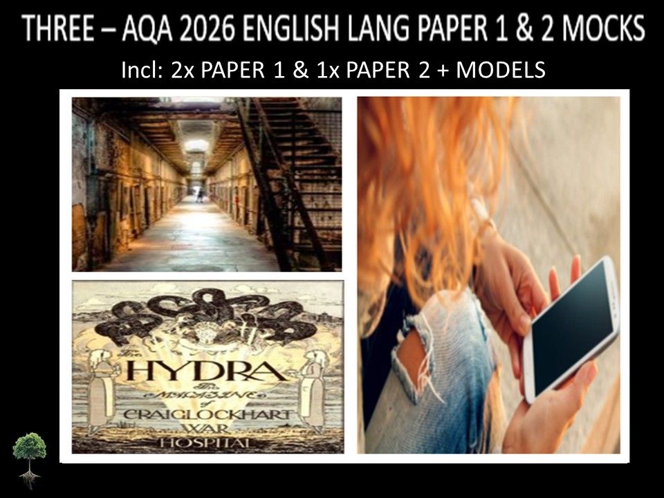 THREE - AQA PAPER 1 & 2 | 2026 FULL MOCKS | MODELS