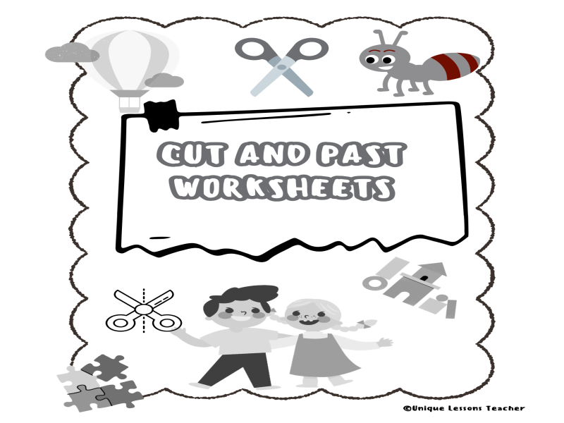 CUT AND PAST WORKSHEETS