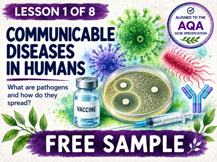 Communicable Diseases – Free Sample Lesson for Communicable Diseases Unit (AQA GCSE Biology)