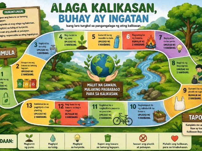 Alaga Kalikasan, Buhay ay Ingatan! | Environmental Board Game