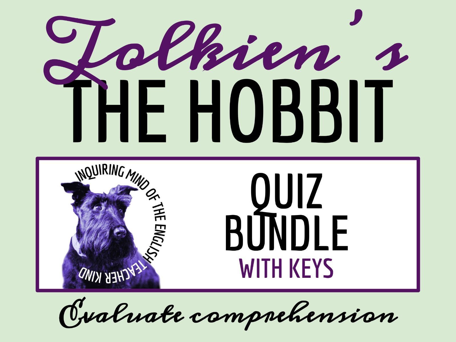 The Hobbit Quiz and Answer Key Bundle
