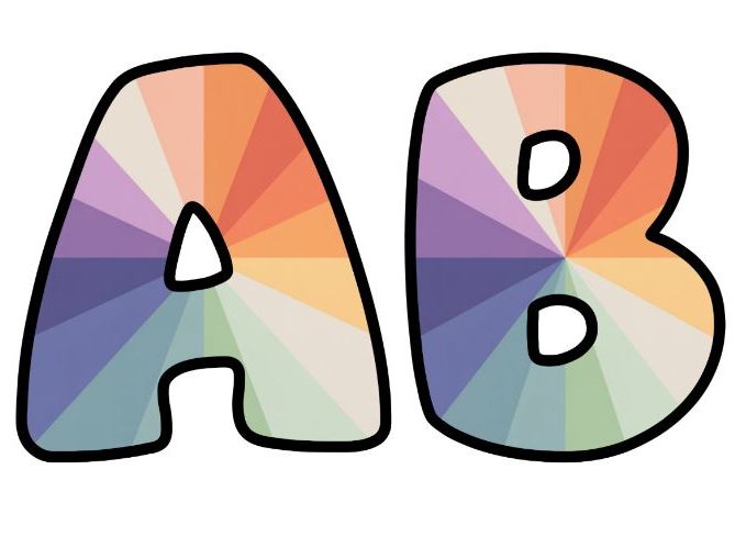 Art Colors Beautiful Cute SEL Alphabet Lettering Set | Classroom Display | Upper & Lowercase, 0-9