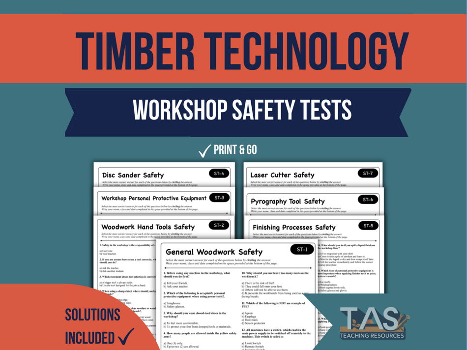 IGCSE Woodworking Safety Tests | Resistant Materials 0445