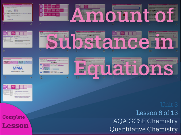 Amount of Substance in Equations  || Quantitative Chemistry | AQA Chemistry