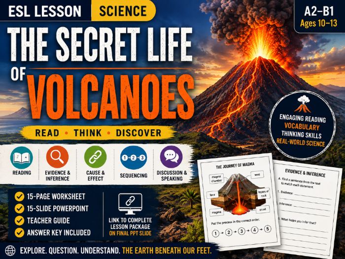The Secret Life of Volcanoes | ESL
