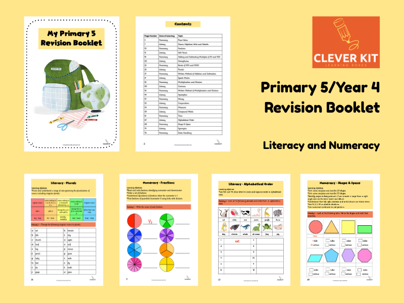 Primary 5 Revision Booklet – Numeracy & Literacy (NI Curriculum)