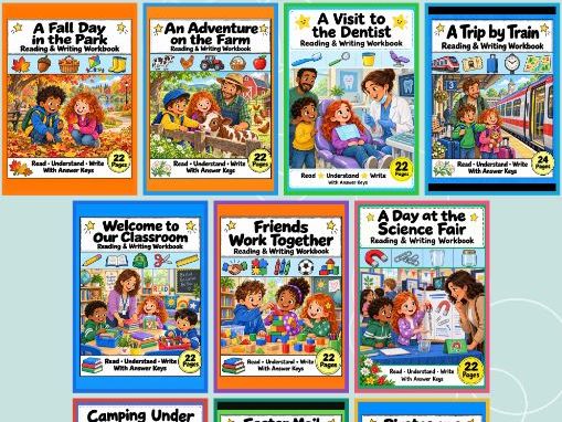 Complete Literacy Library - 50 Workbooks