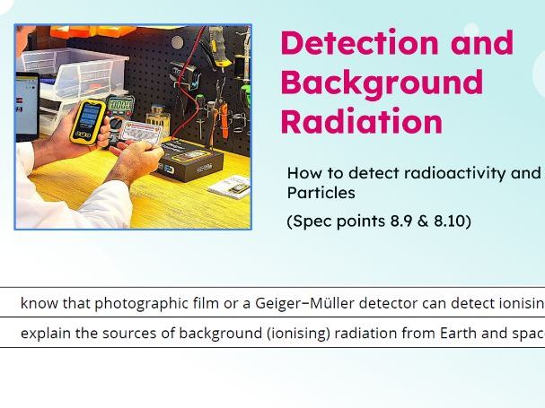 IGCSE Physics: Detection and Background Radiation | Radioactivity | Edexcel Modular | Unit 8 | L5