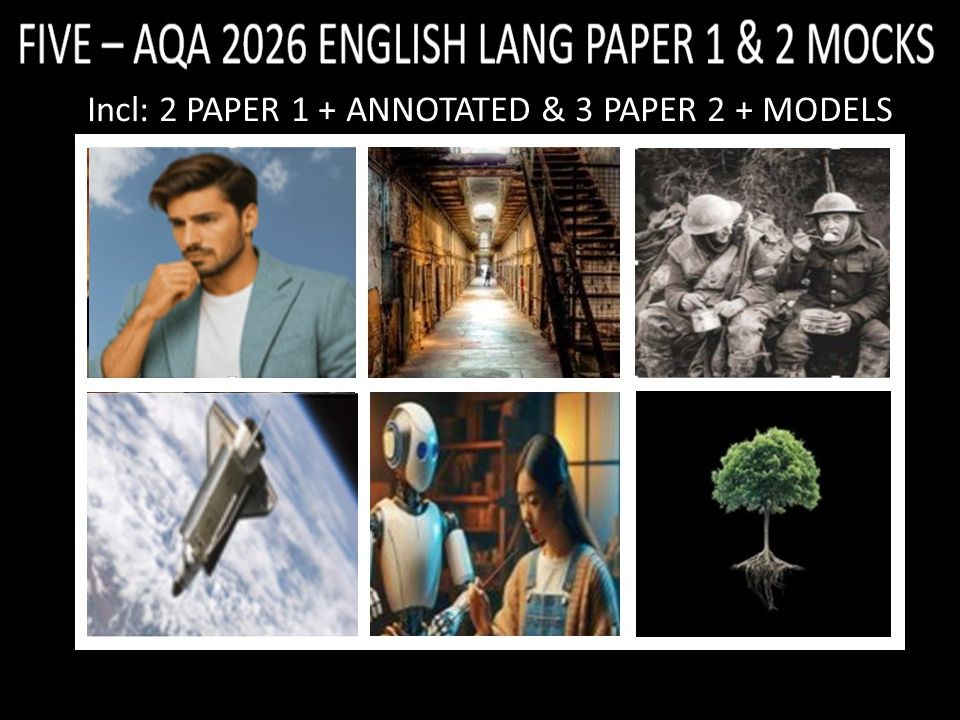 FIVE - AQA PAPER 1 & 2 | 2026 FULL MOCKS | ANNOTATED | MODELS