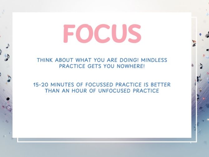 Music Practice Tips Posters