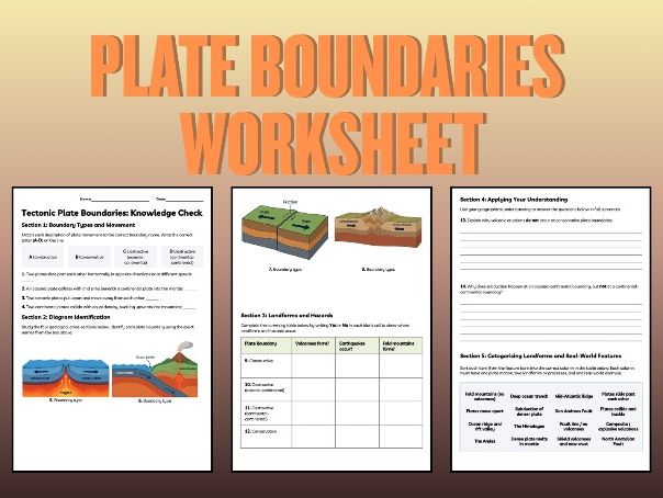 Tectonic Plate Boundaries Knowledge Check