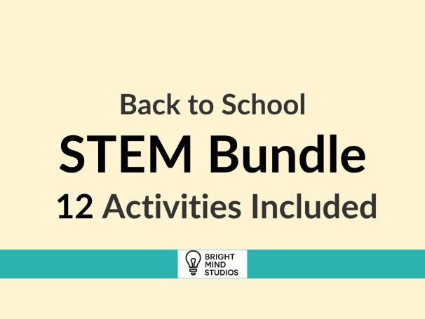 Back to School STEM Activities – 12 Engineering Challenges